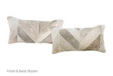 Patchwork Cowhide Pillow 12x22 #A52047 by Hudson Hides