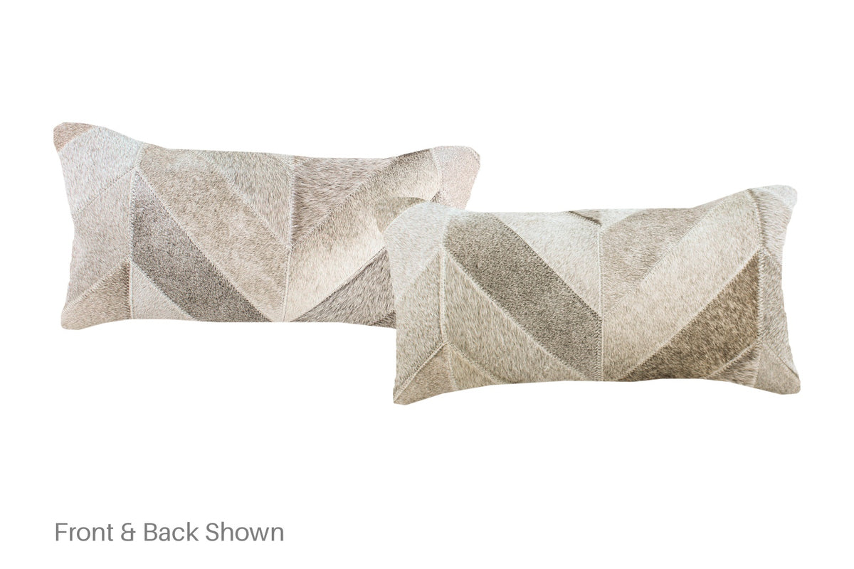 Patchwork Cowhide Pillow #A52047