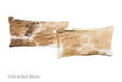 Tricolor Cowhide Pillow 12x22 #A52048 by Hudson Hides
