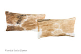 Tricolor Cowhide Pillow 12x22 #A52048 by Hudson Hides