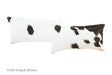 Black and White Cowhide Pillow 12x22 #A52051 by Hudson Hides