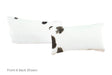 Black and White Cowhide Pillow 12x22 #A52052 by Hudson Hides