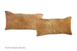 Solid Brown Cowhide Pillow 12x22 #A52053 by Hudson Hides