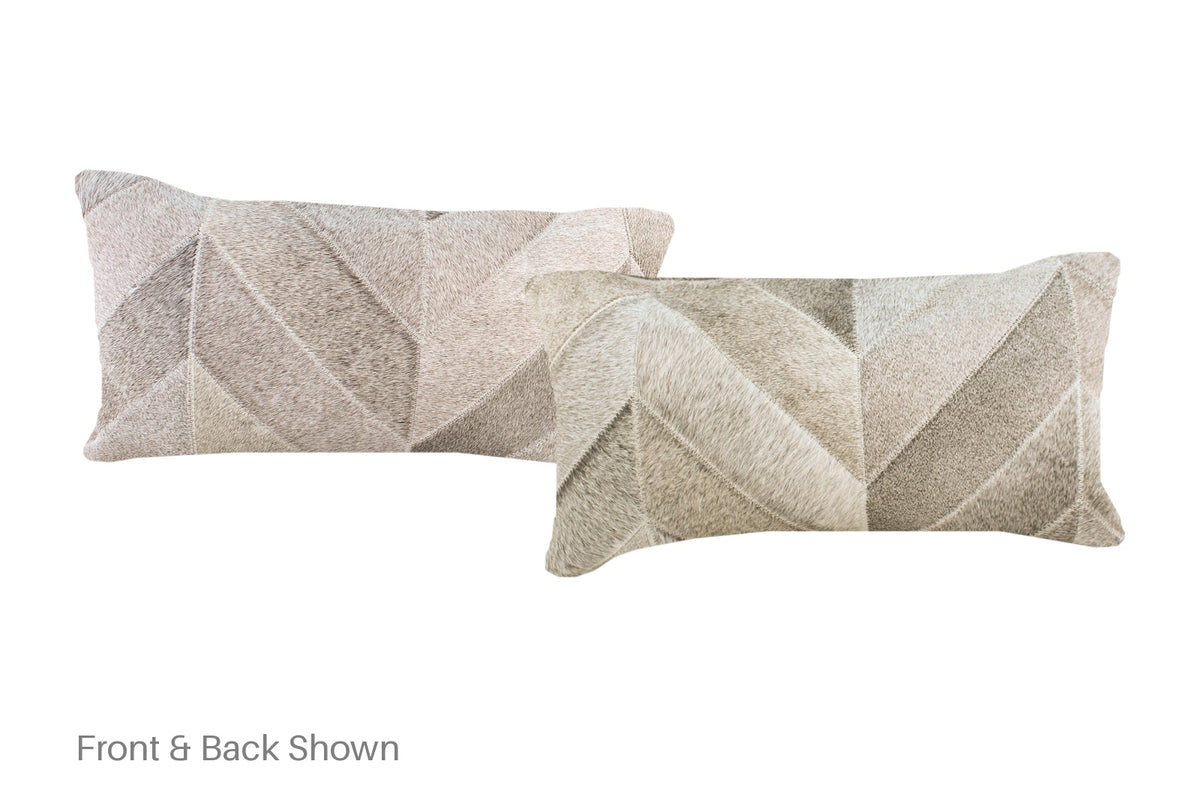 Patchwork Cowhide Pillow #A52057