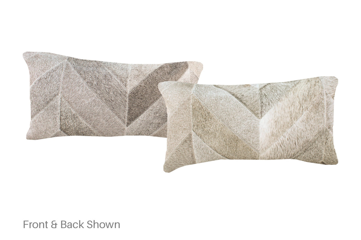 Patchwork Cowhide Pillow #A52058