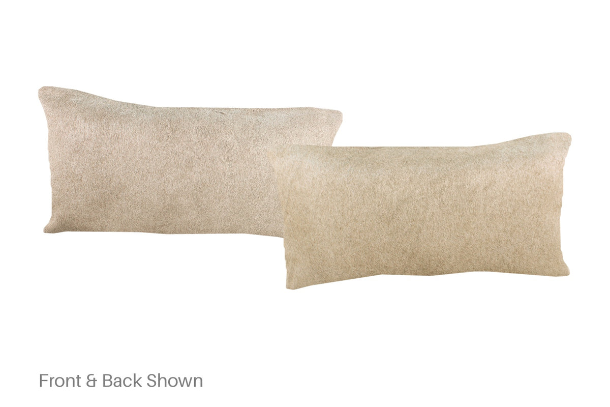 Champagne Cowhide Pillow #A52061