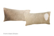 Champagne Cowhide Pillow 12x22 #A52062 by Hudson Hides