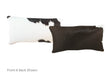 Black and White Cowhide Pillow 12x22 #A52067 by Hudson Hides