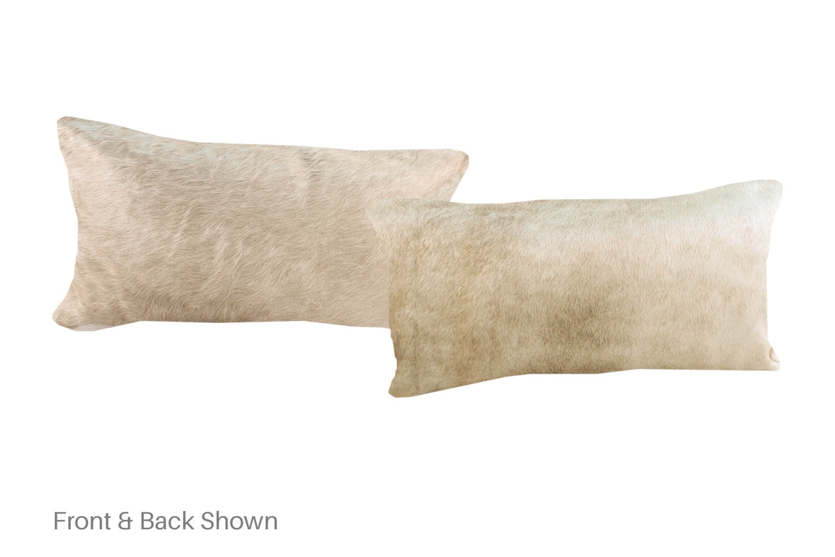 Champagne Cowhide Pillow #A52069