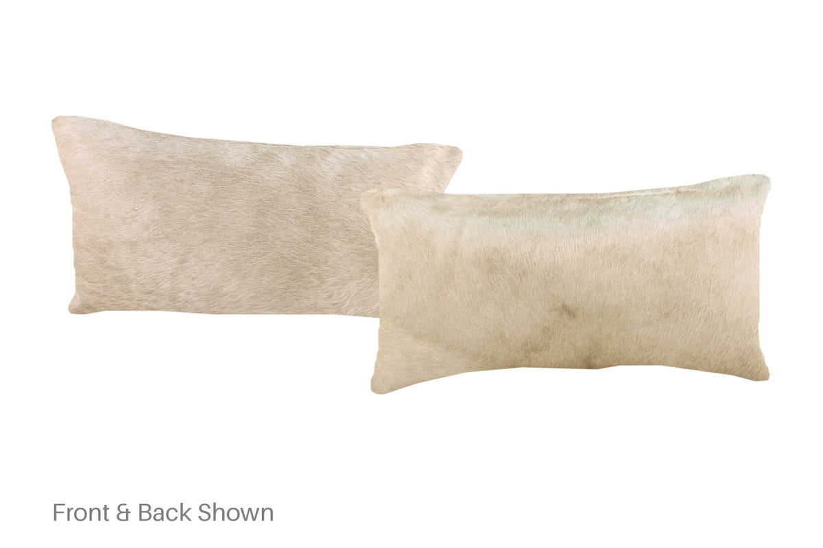 Champagne Cowhide Pillow #A52070