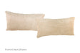 Champagne Cowhide Pillow 12x22 #A52072 by Hudson Hides