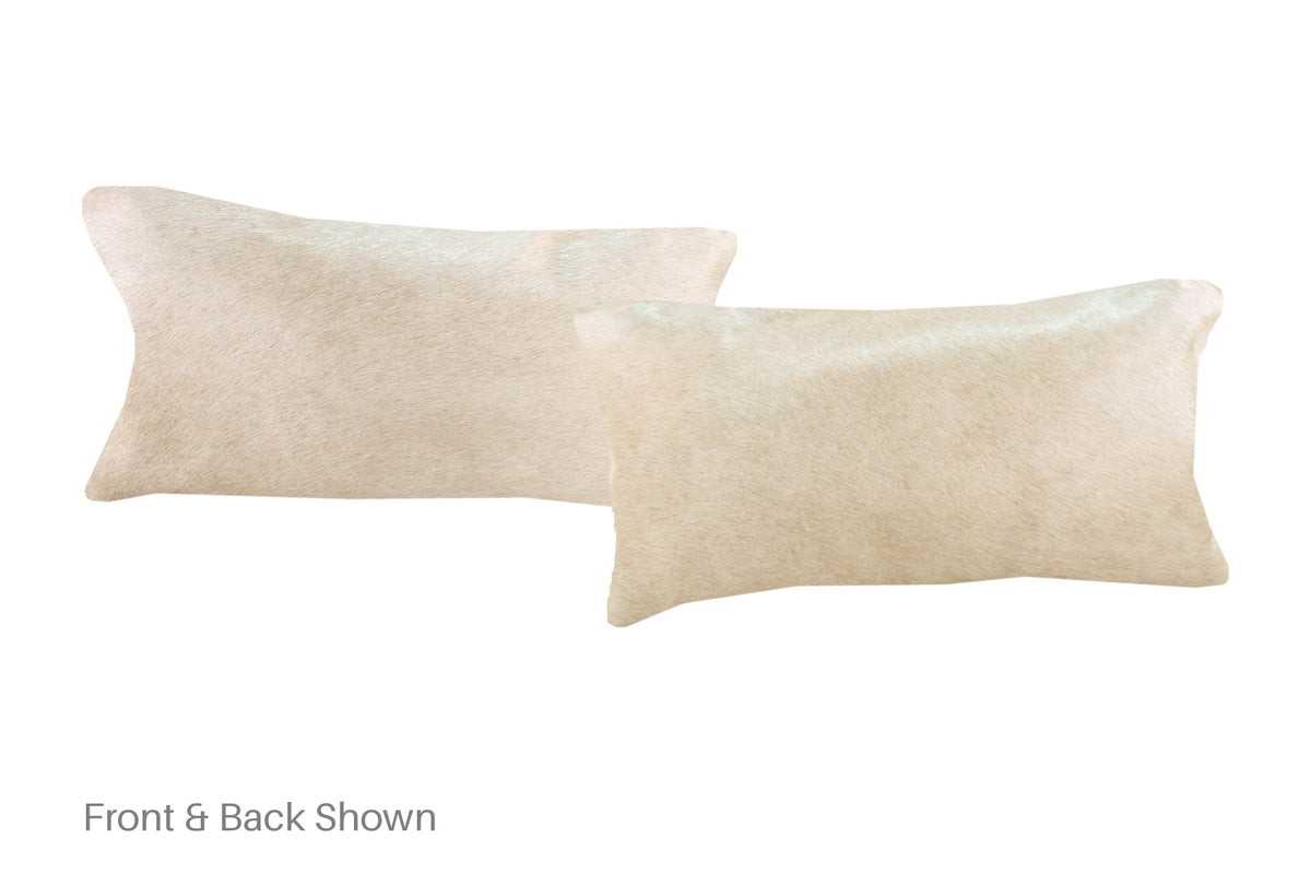 Champagne Cowhide Pillow #A52073