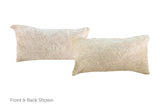 Champagne Cowhide Pillow 12x22 #A52074 by Hudson Hides