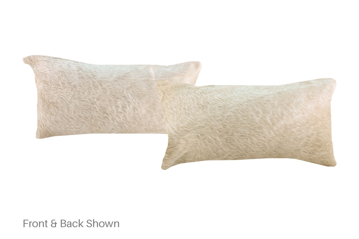 Champagne Cowhide Pillow #A52074