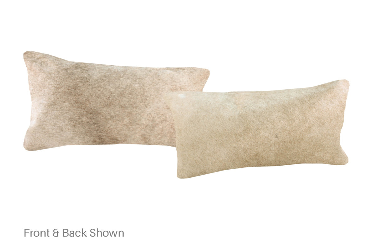 Champagne Cowhide Pillow #A52075