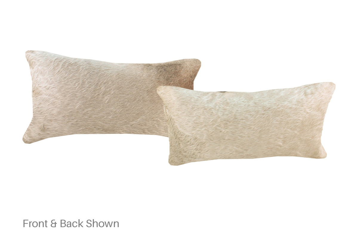 Champagne Cowhide Pillow #A52076