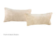 Champagne Cowhide Pillow 12x22 #A52080 by Hudson Hides