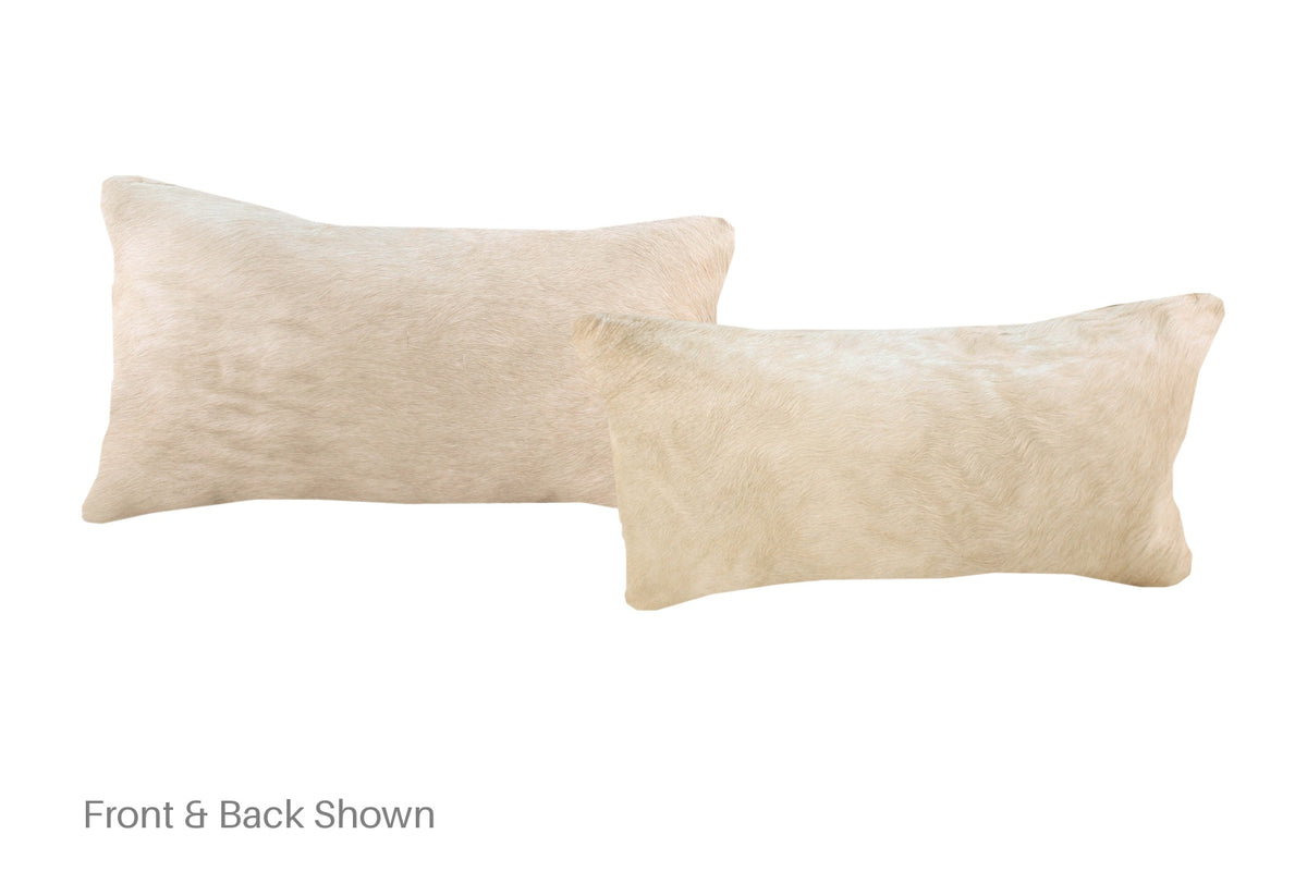 Champagne Cowhide Pillow #A52080