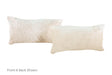 Champagne Cowhide Pillow 12x22 #A52081 by Hudson Hides