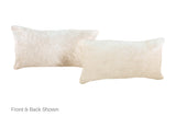 Champagne Cowhide Pillow 12x22 #A52081 by Hudson Hides