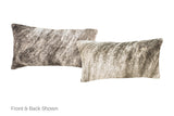 Grey Cowhide Pillow 12x22 #A52095 by Hudson Hides