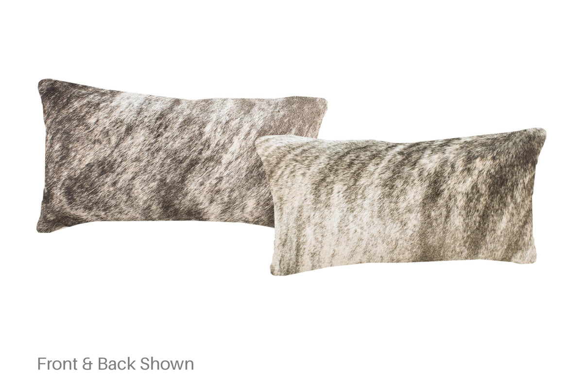 Grey Cowhide Pillow #A52095
