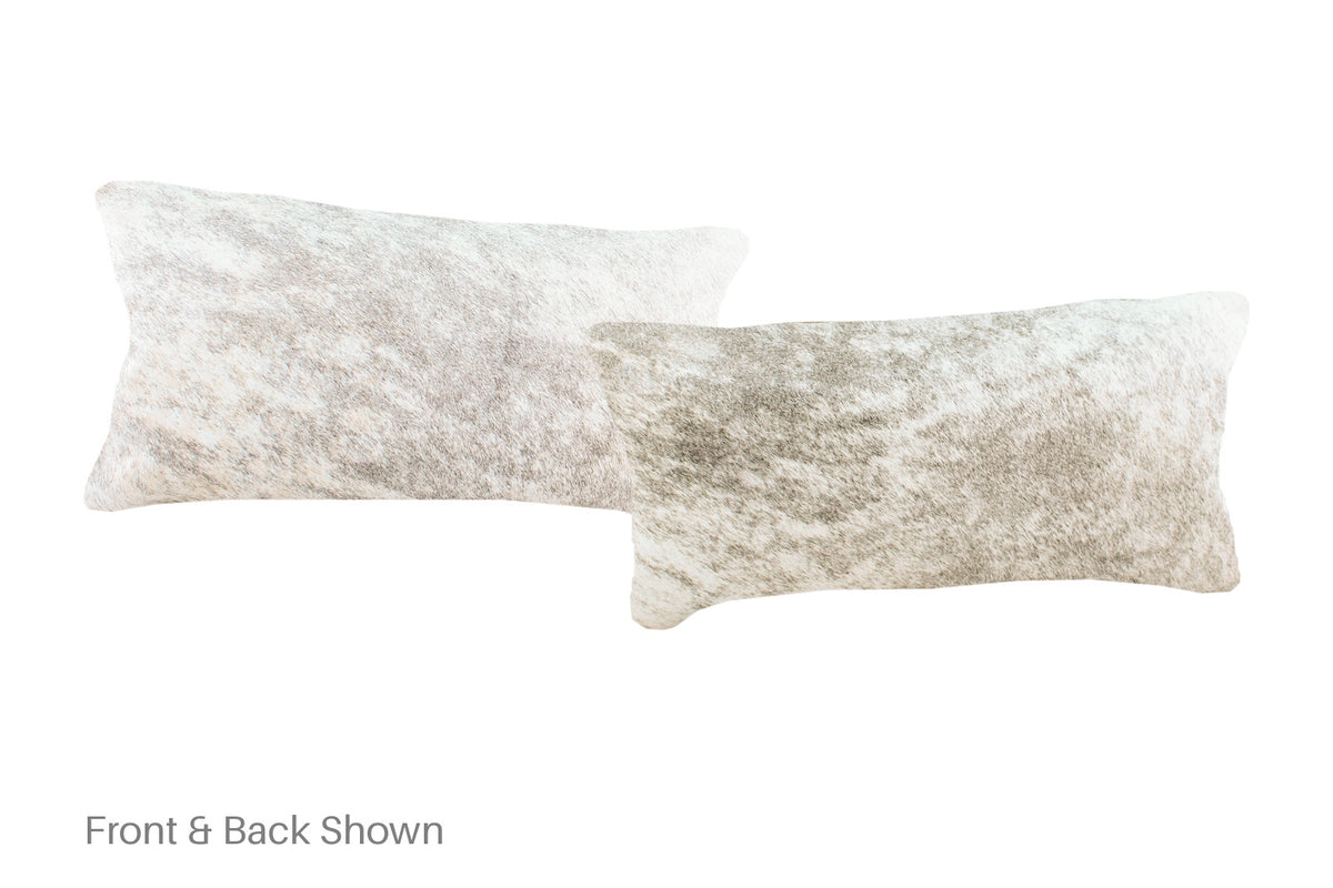 Grey Cowhide Pillow #A52097