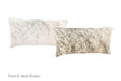 Grey Cowhide Pillow 12x22 #A52102 by Hudson Hides