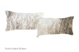 Grey Cowhide Pillow 12x22 #A52104 by Hudson Hides