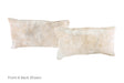 Light Brindle Cowhide Pillow 12x22 #A52105 by Hudson Hides