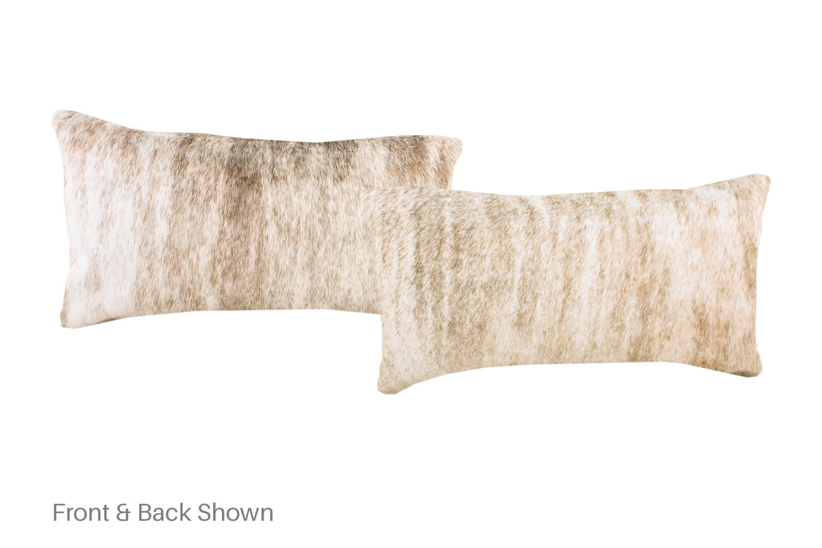 Light Brindle Cowhide Pillow #A52106