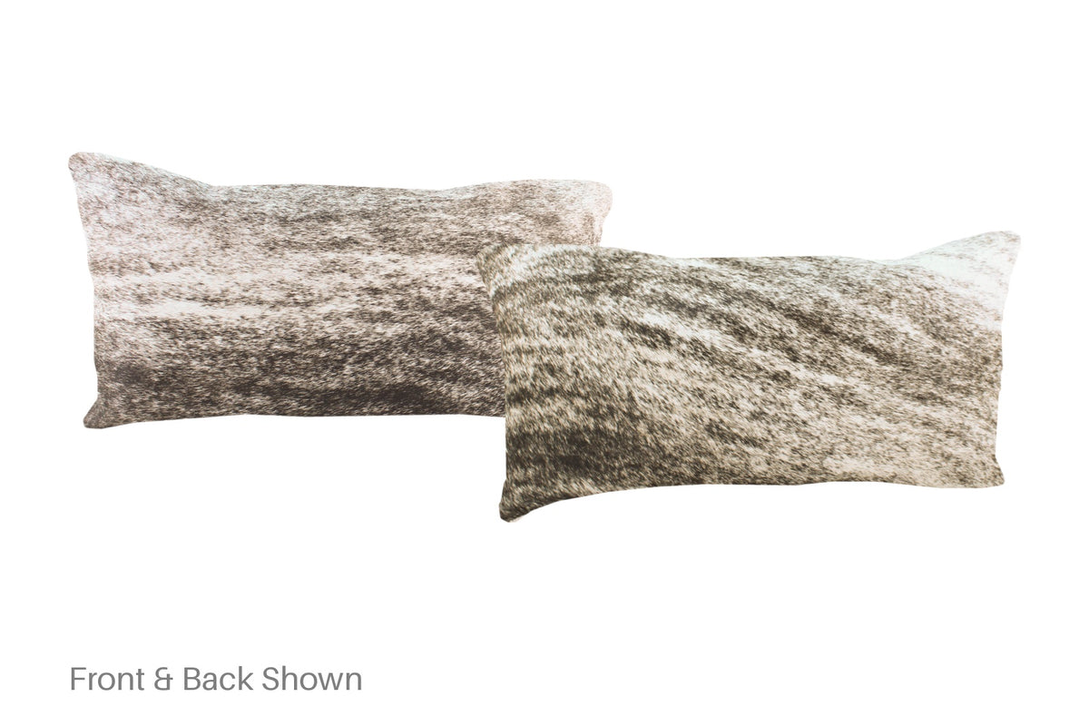 Light Brindle Cowhide Pillow #A52110