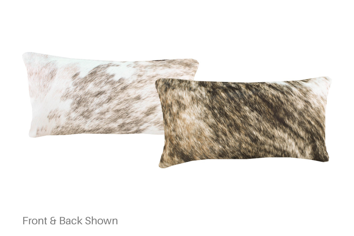 Light Brindle Cowhide Pillow #A52111