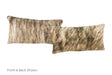 Light Brindle Cowhide Pillow 12x22 #A52112 by Hudson Hides