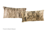 Light Brindle Cowhide Pillow 12x22 #A52112 by Hudson Hides