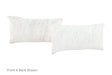 Grey Cowhide Pillow 12x22 #A52113 by Hudson Hides