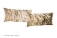 Light Brindle Cowhide Pillow 12x22 #A52115 by Hudson Hides