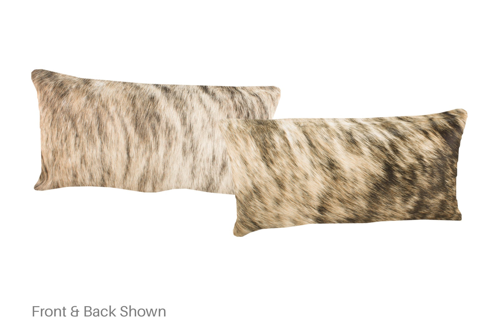 Light Brindle Cowhide Pillow #A52115