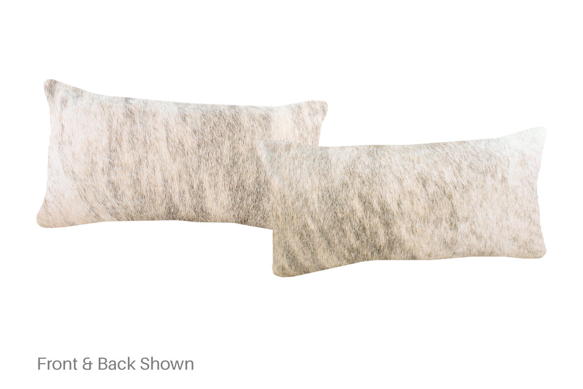 Light Brindle Cowhide Pillow #A52120