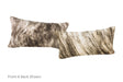 Light Brindle Cowhide Pillow 12x22 #A52125 by Hudson Hides