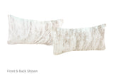Grey Cowhide Pillow 12x22 #A52131 by Hudson Hides
