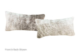 Grey Cowhide Pillow 12x22 #A52132 by Hudson Hides