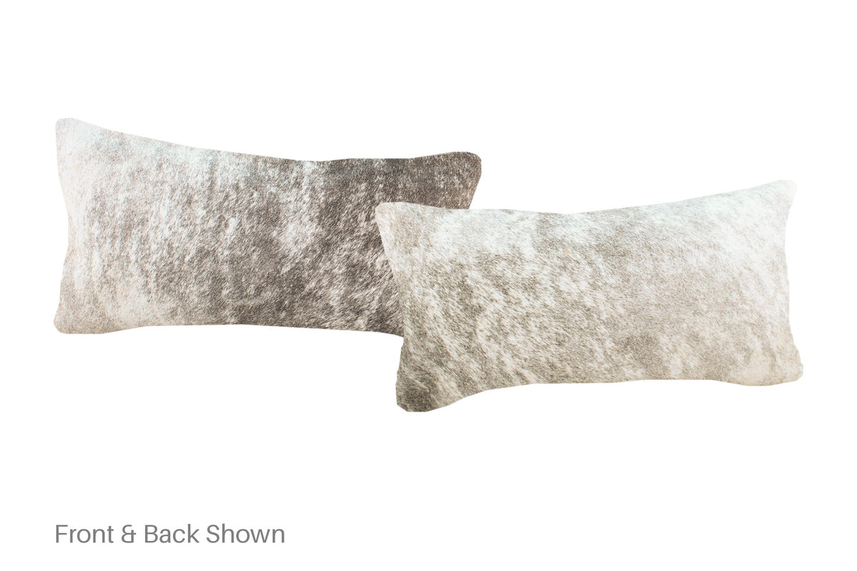 Grey Cowhide Pillow #A52132
