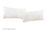 Grey Cowhide Pillow 12x22 #A52140 by Hudson Hides