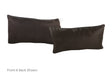 Solid Black Cowhide Pillow 12x22 #A52145 by Hudson Hides