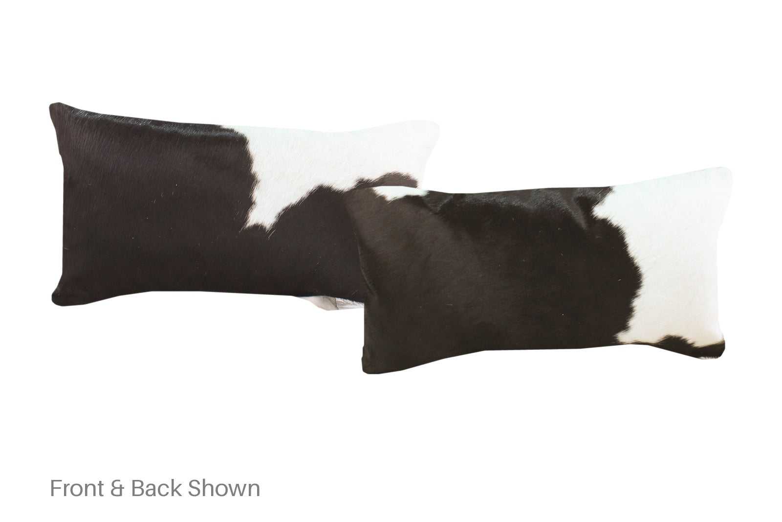 Black and White Cowhide Pillow #A52147
