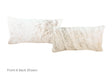 Light Brindle Cowhide Pillow 12x22 #A52150 by Hudson Hides