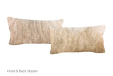 Light Brindle Cowhide Pillow 12x22 #A52157 by Hudson Hides