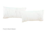 Grey Cowhide Pillow 12x22 #A52168 by Hudson Hides