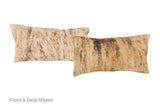 Light Brindle Cowhide Pillow 12x22 #A52169 by Hudson Hides